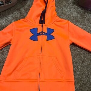 Under Armour Kids Orange Hoodie